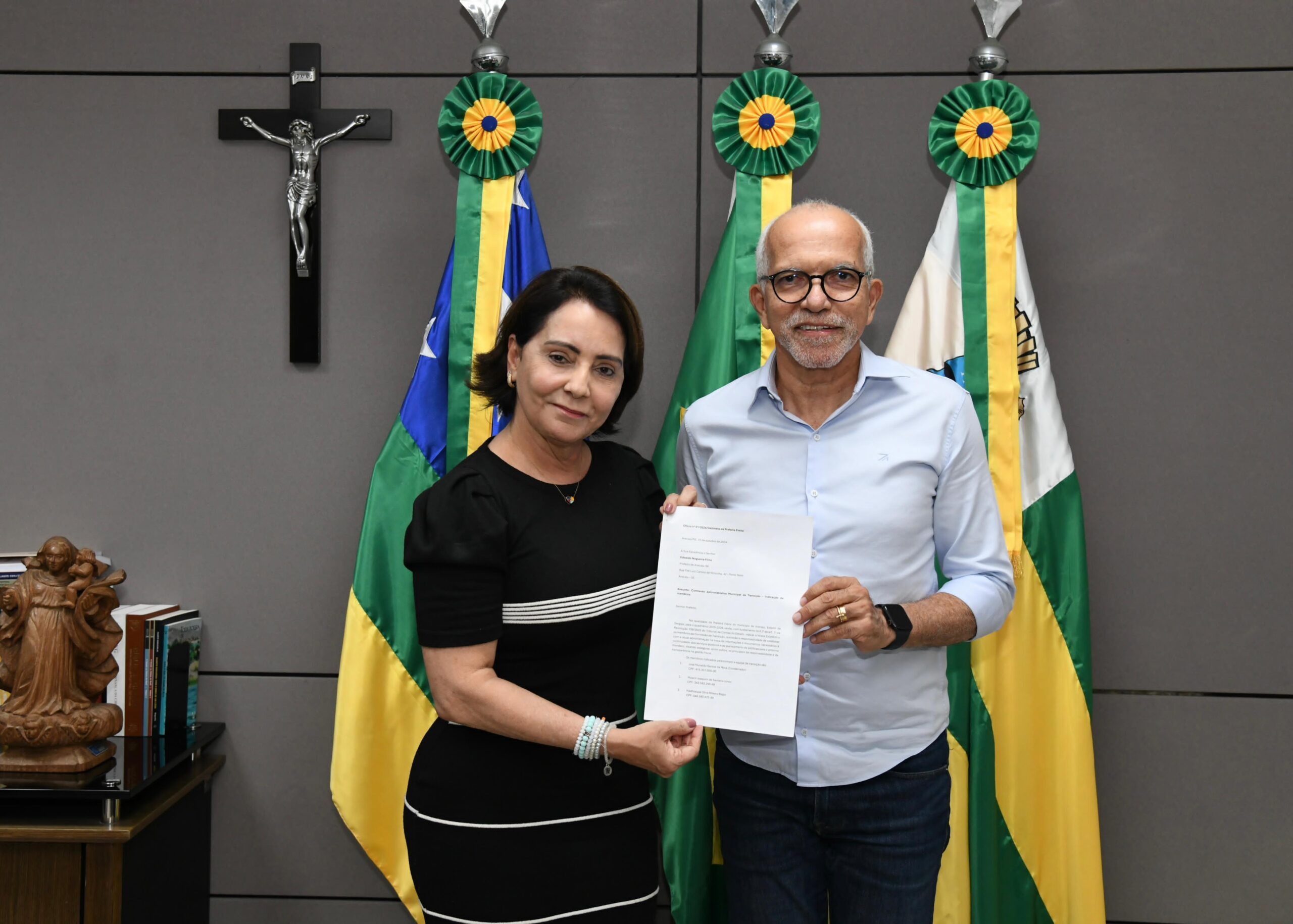 Prefeita eleita Emília Corrêa formaliza equipe de transição para início dos trabalhos em Aracaju*