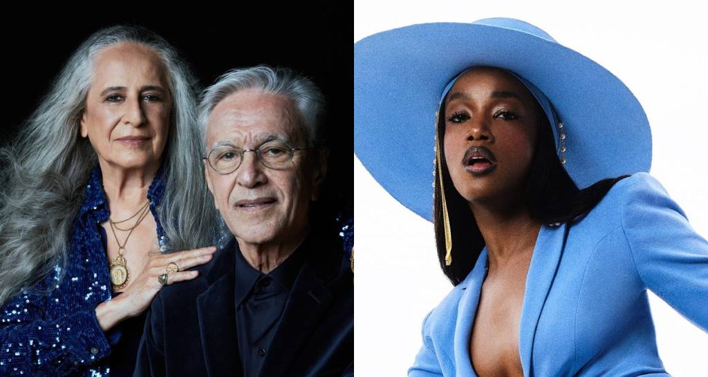 Caetano Veloso e Maria Bethânia anunciaram o lançamento de sua releitura de “Fé”, sucesso da cantora IZA.
