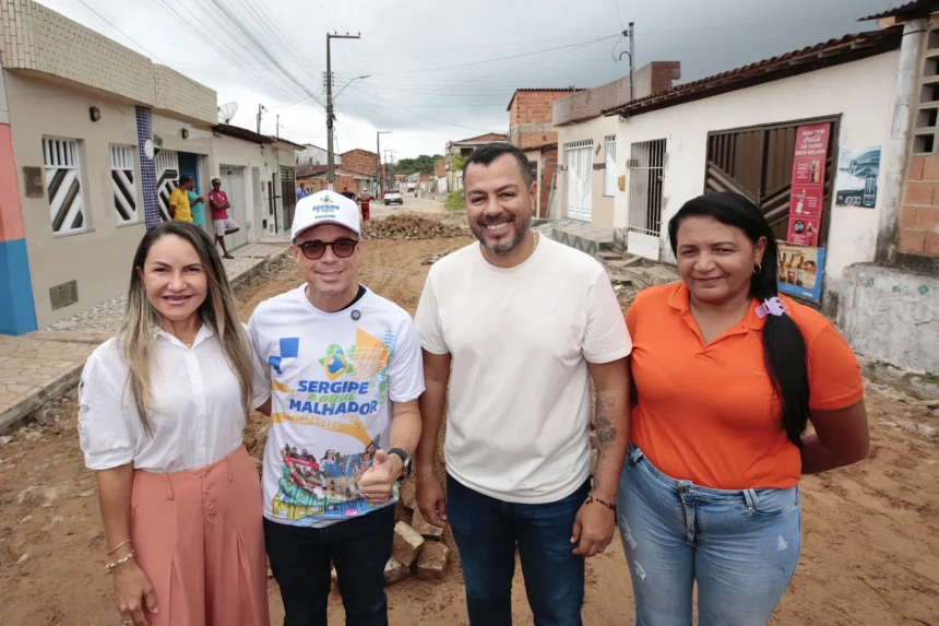 Governador visita obras de drenagem em Riachuelo que vão amenizar impactos das chuvas na região