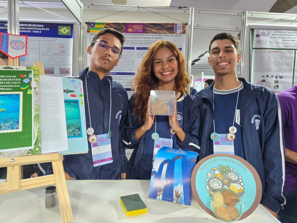 Projetos de escolas públicas de Sergipe são apresentados entre os melhores do país na Febrace 2025