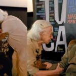 Fernanda Montenegro e Milton Nascimento se reencontram em pré-estreia de filme.