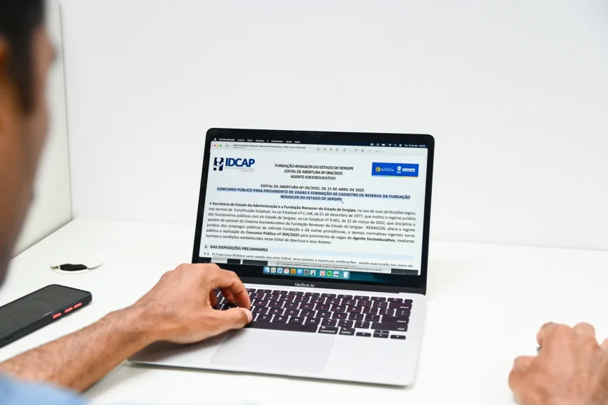 Inscrições para o concurso público da Fundação Renascer estão abertas