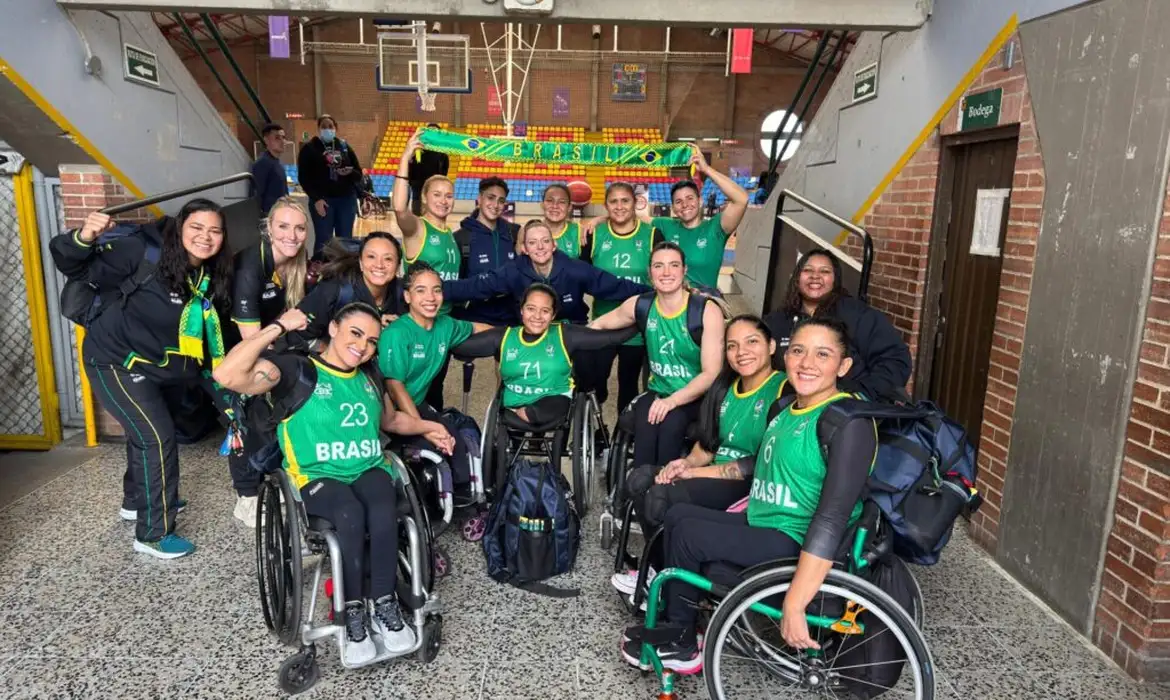 Brasil fecha fase de grupos com 100% de aproveitamento e avança às quartas da Copa América de basquete em cadeira de rodas - Imagem do artigo original