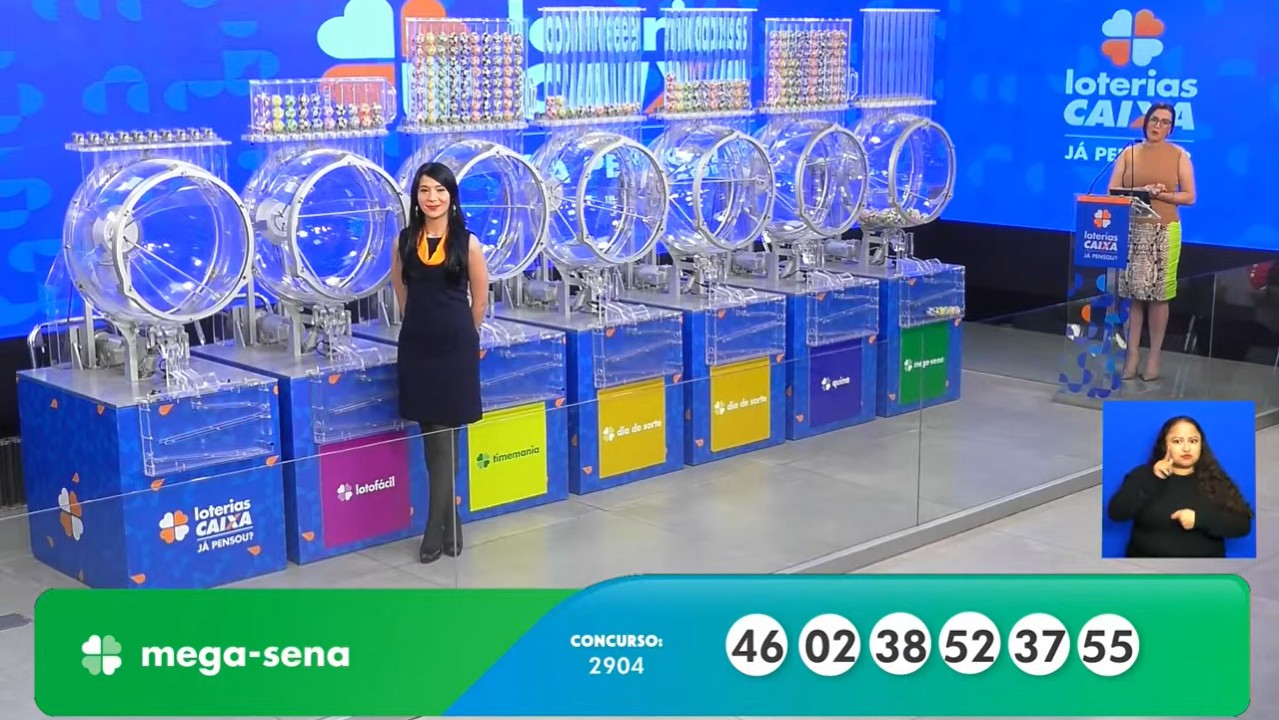 Mega-Sena 2.904 paga prêmio de R$ 3,4 milhões; veja as dezenas sorteadas - Imagem do artigo original