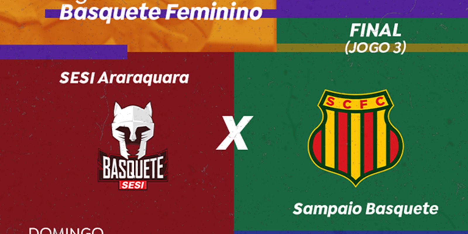 TV Brasil exibe terceiro jogo entre Sesi Araraquara e Sampaio Basquete pela LBF - Imagem do artigo
