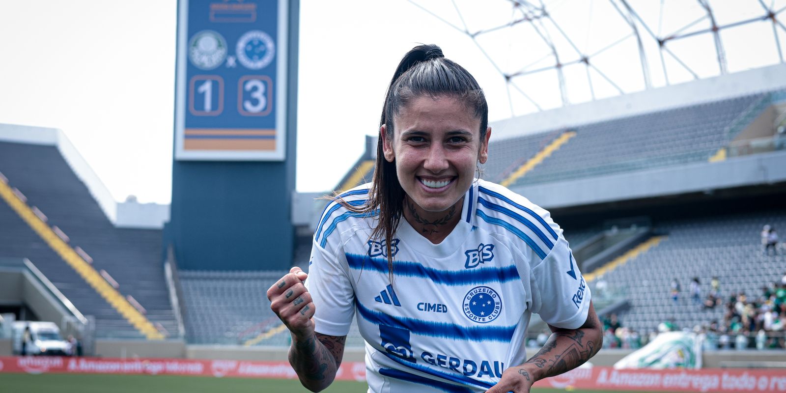 Cruzeiro derrota Palmeiras por 3 a 1 e fica perto da final do Brasileiro Feminino - Imagem do artigo