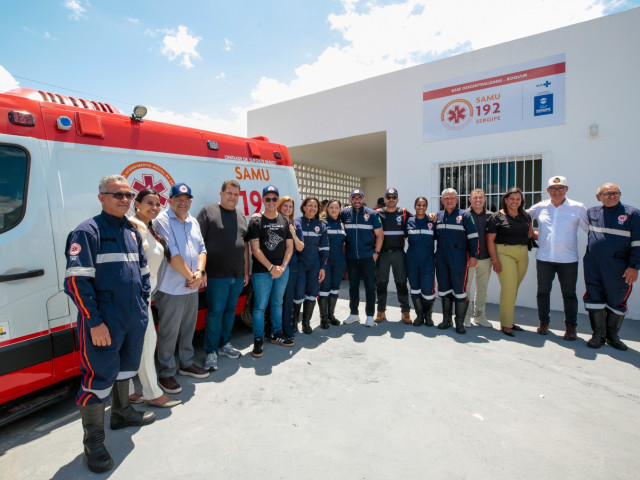 Governo de Sergipe inaugura nova base do Samu e Centro de Especialidades Odontológicas em Boquim
