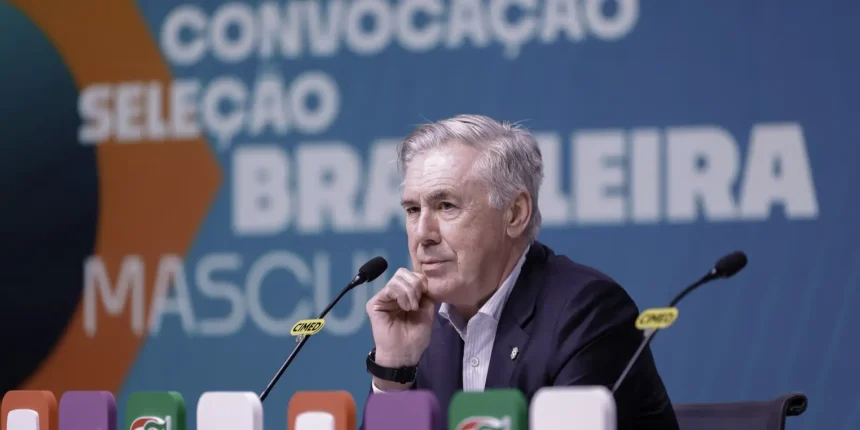 Ancelotti convoca 26 jogadores para últimos amistosos do Brasil em 2025