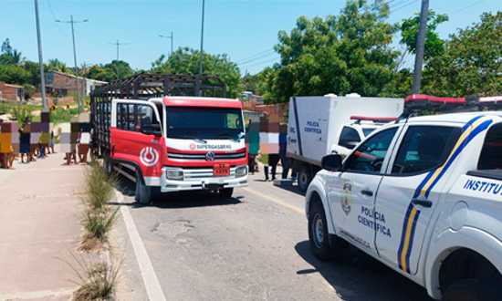 Motociclista morre após colisão e atropelamento na SE-090, em Nossa Senhora do Socorro