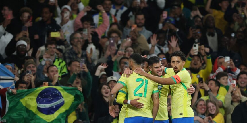 Brasil vence Senegal por 2 a 0 em amistoso preparatório em Londres