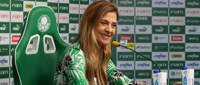 Leila Pereira confirma permanência de Abel Ferreira e promete comemorar sem limites em caso de título