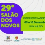 Inscrições abertas para o 29º Salão dos Novos na Galeria Álvaro Santos