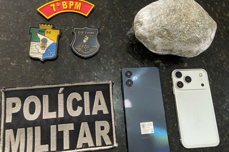 PM prende dois homens por tráfico de drogas em Lagarto