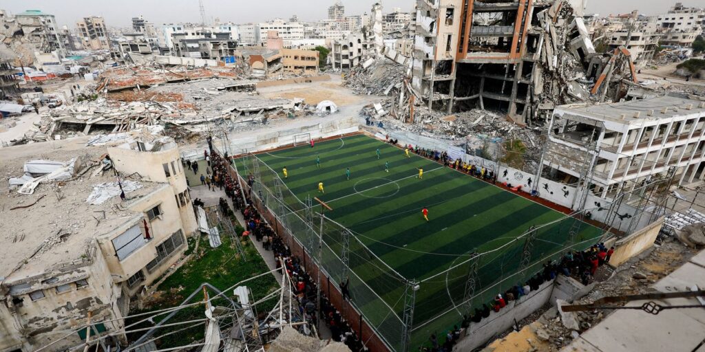 campo de futebol gaza 2026