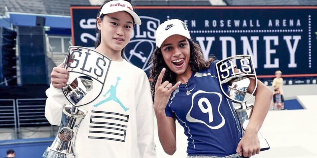 rayssa leal vence primeira etapa do circuito mundial de skate