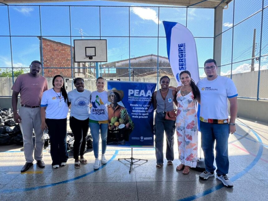 Seasic realiza entrega de alimentos do PAA Estadual em Santo Amaro das Brotas