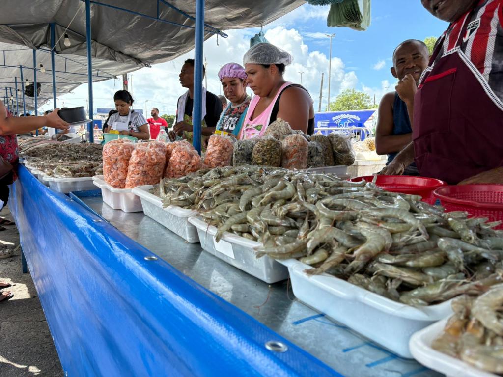 Preço do pescado oscila 76% na Feira da Semana Santa em Aracaju