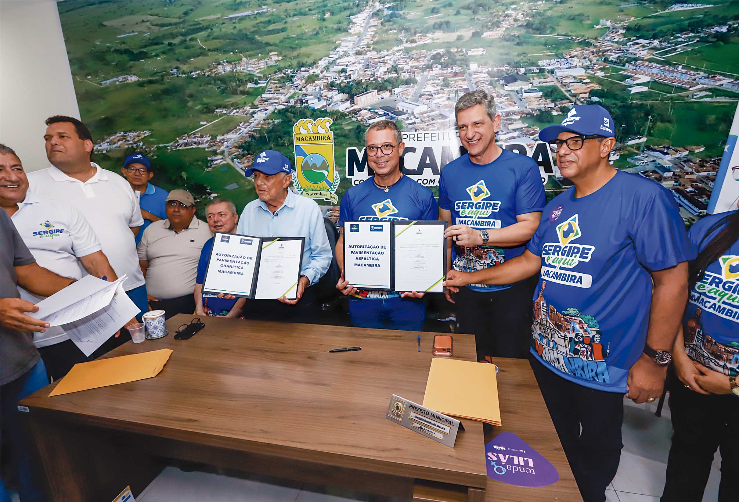 Macambira recebe R 42 milhoes em investimentos durante passagem do Programa Sergipe e aqui