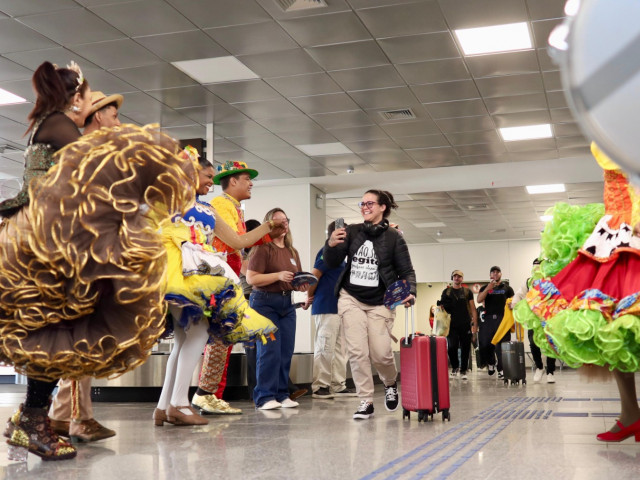 estado d boas vindas juninas a visitantes no aeroporto de ar 20260531