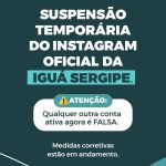 igu sergipe esclarece suspens o tempor ria do perfil oficial 20260530