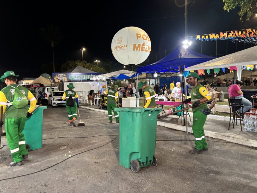 prefeitura de aracaju assegura limpeza durante o forr caju n 20260614