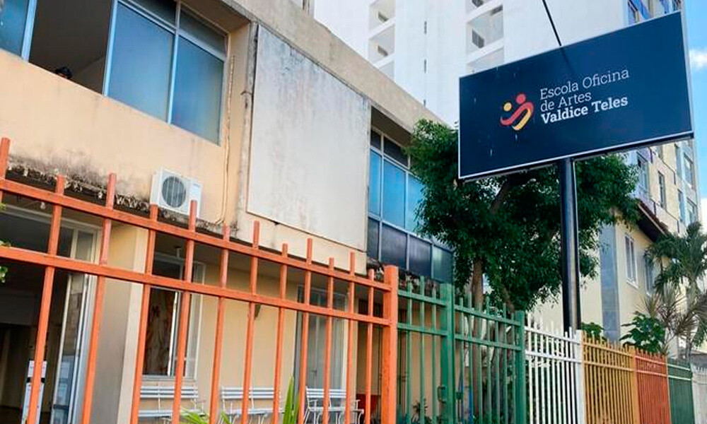 Fachada da Escola Oficina de Artes Valdice Teles em Aracaju