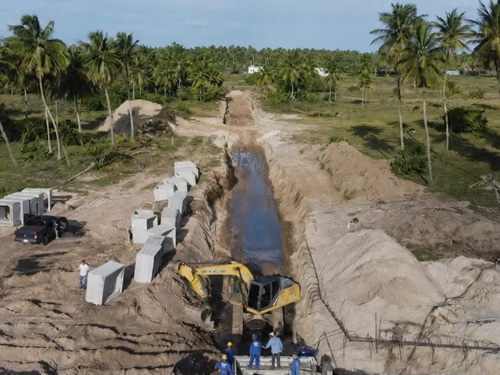 Drenagem da Zona de Expansão de Aracaju passa de 30% de execução