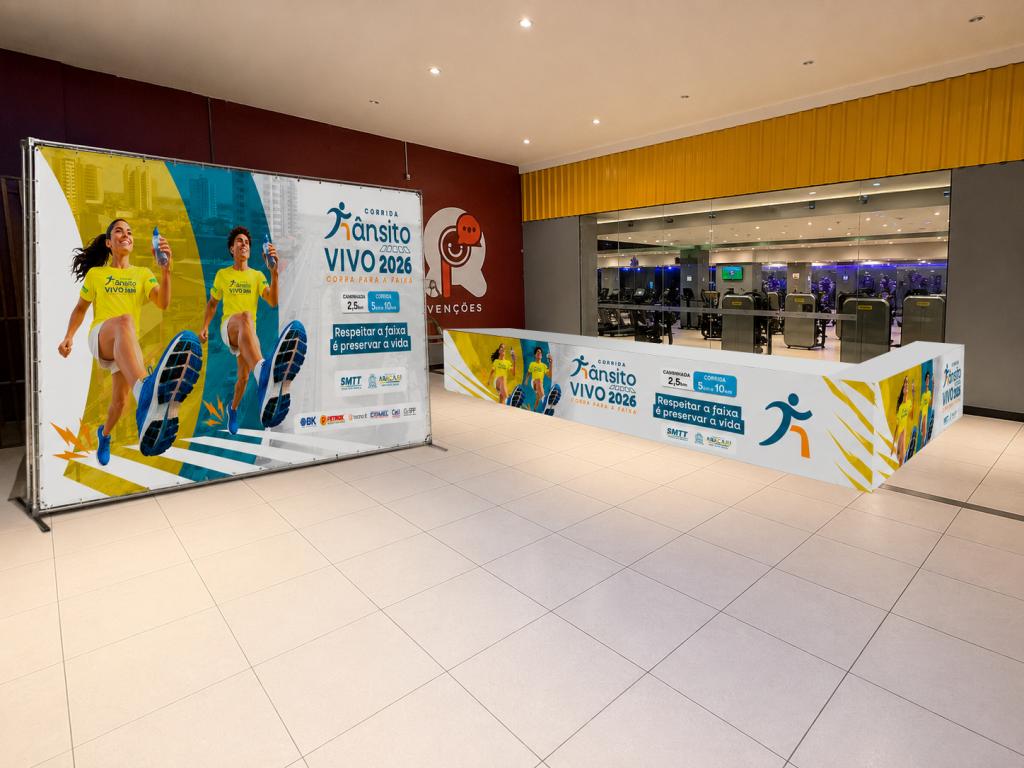 Entrega dos kits da Corrida Trânsito Vivo ocorre nos dias 28 e 29 de julho