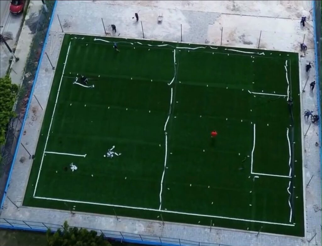 Obras do campo society em Marcos Freire II entram na reta final