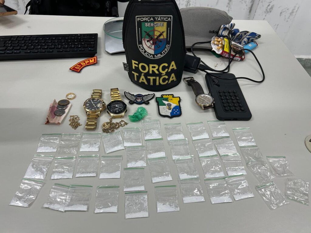 Polícia prende homem com cocaína na Avenida Maranhão, Zona Norte