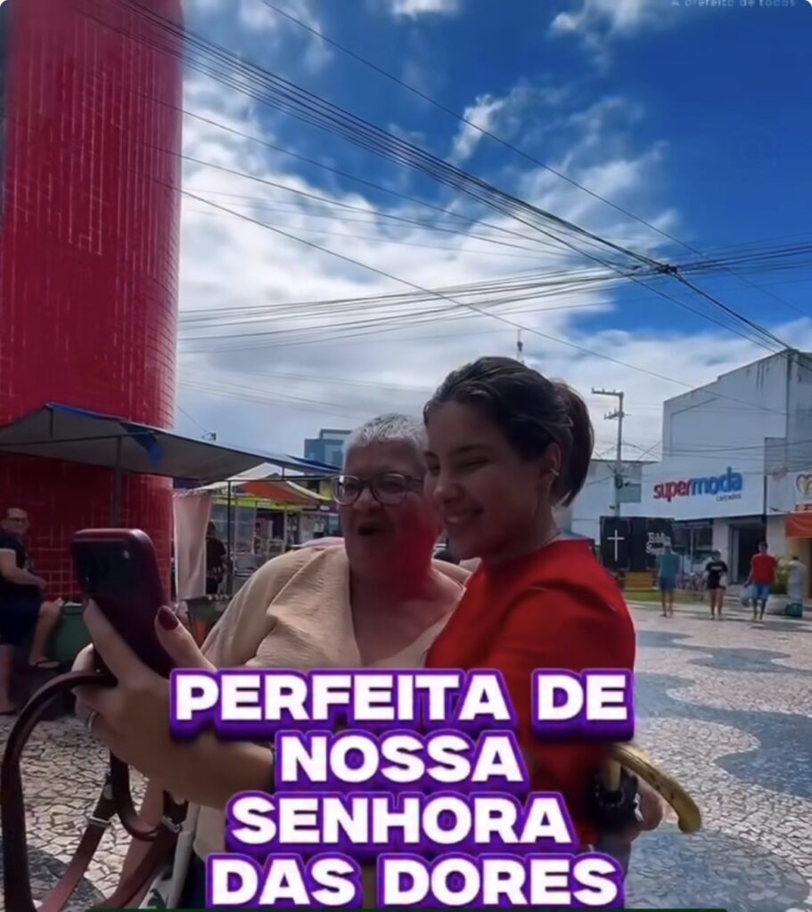 Prefeita Ianna Porto visita feira livre e ouve demandas em Nossa Senhora das Dores