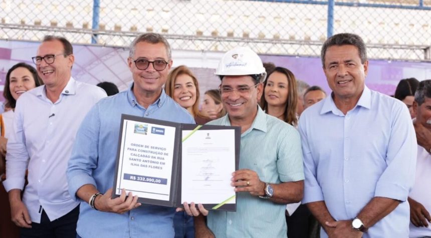 prefeito de ilha das flores autoriza obra do cal ad o santo 20260702