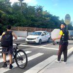 smtt faz a o educativa na beira mar para proteger pedestres 20260702