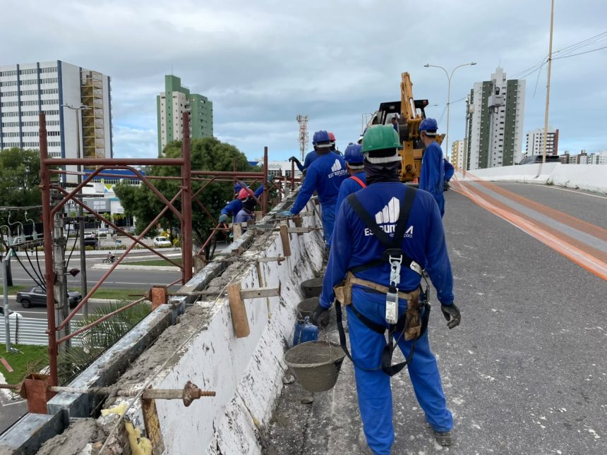 viaduto da francisco porto passa por concretagem e j tem mai 20260706