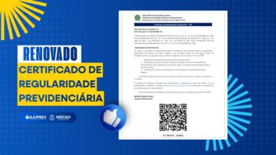 AjuPrev renova certificado e mantém Aracaju apta a recursos federais