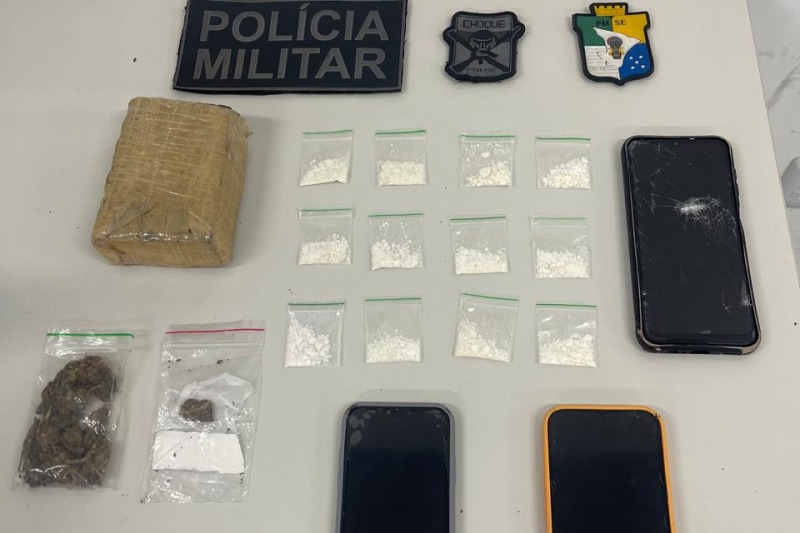 BPChoque prende dois por tráfico após perseguição em Aracaju