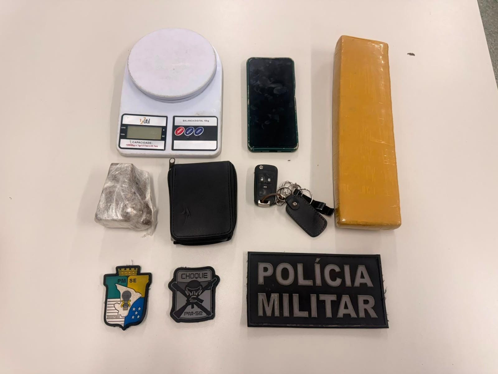 BPChoque prende homem com quase 1 kg de droga na Zona Sul