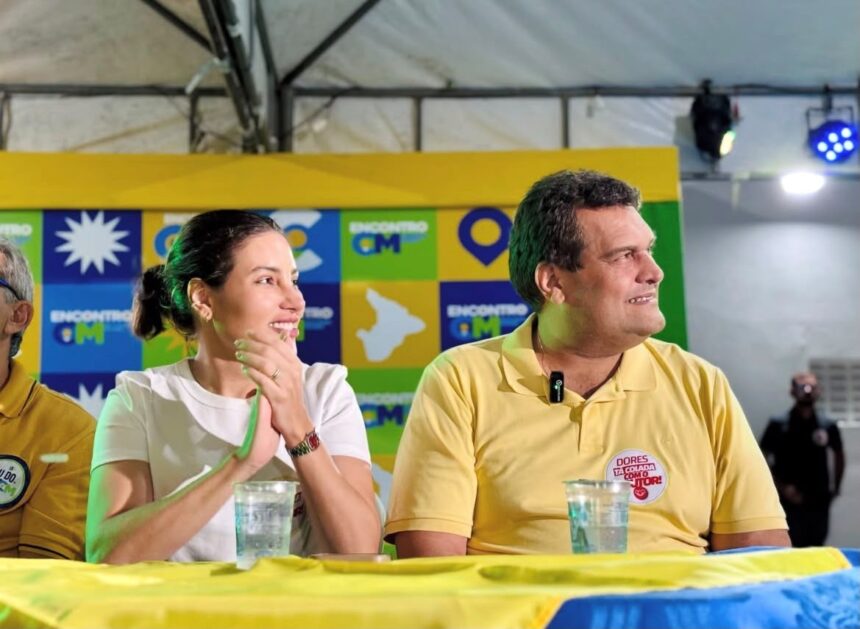 Centenas lotam Dores em apoio a pré-campanha de Cláudio Mitidieri