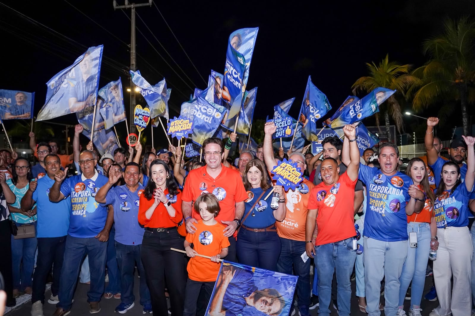 Comitiva de Itaporanga com 500 pessoas impulsiona a candidatura de Marcelo Sobral