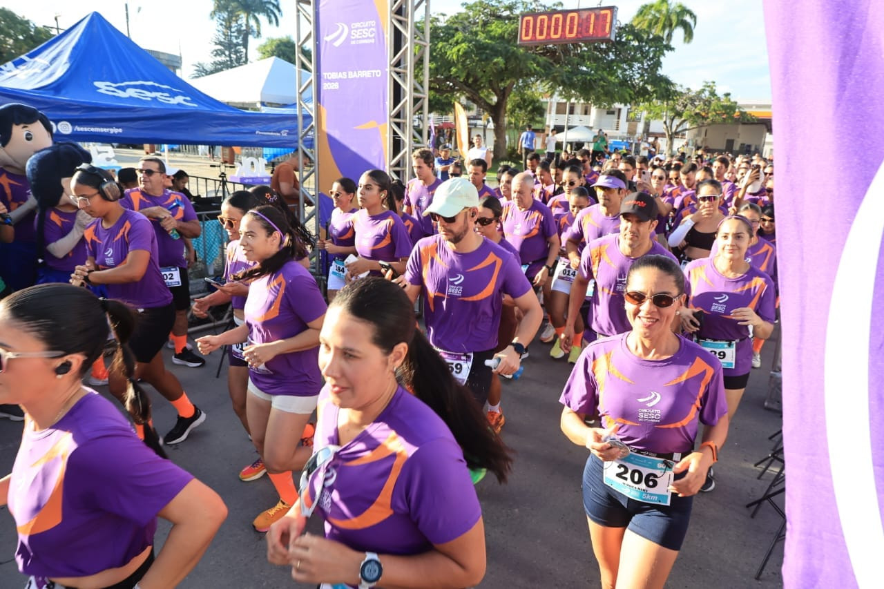 Corrida Sesc reúne atletas e amadores em Aracaju dia 12 de setembro