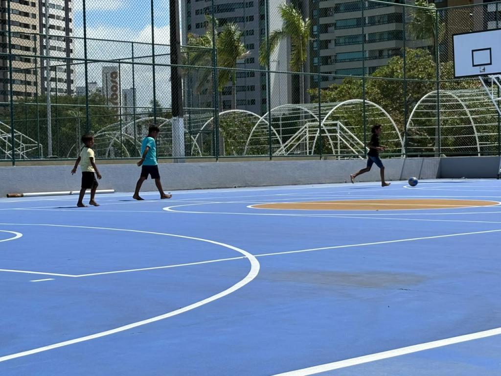 Crianças do Cras Benjamim Alves vivem manhã de lazer na Sementeira