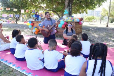 Cultura leva música, teatro e livros ao Dia da Primeira Infância