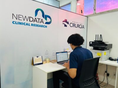 Centro de pesquisa clínica da NewData instalado dentro do Hospital de Cirurgia