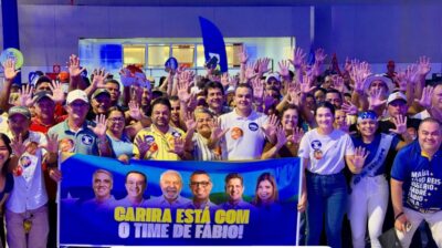 Prefeito de Carira chega em comitiva e apoia Mitidieri na convenção do PSD