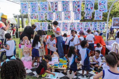Semed leva esporte, arte e lazer ao Dia da Primeira Infância em Aracaju