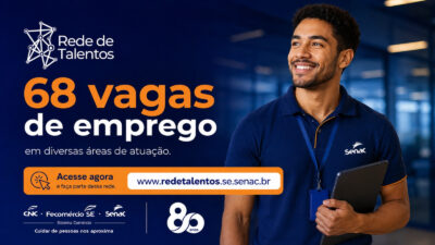 Senac abre 68 vagas exclusivas para ex-alunos em Sergipe