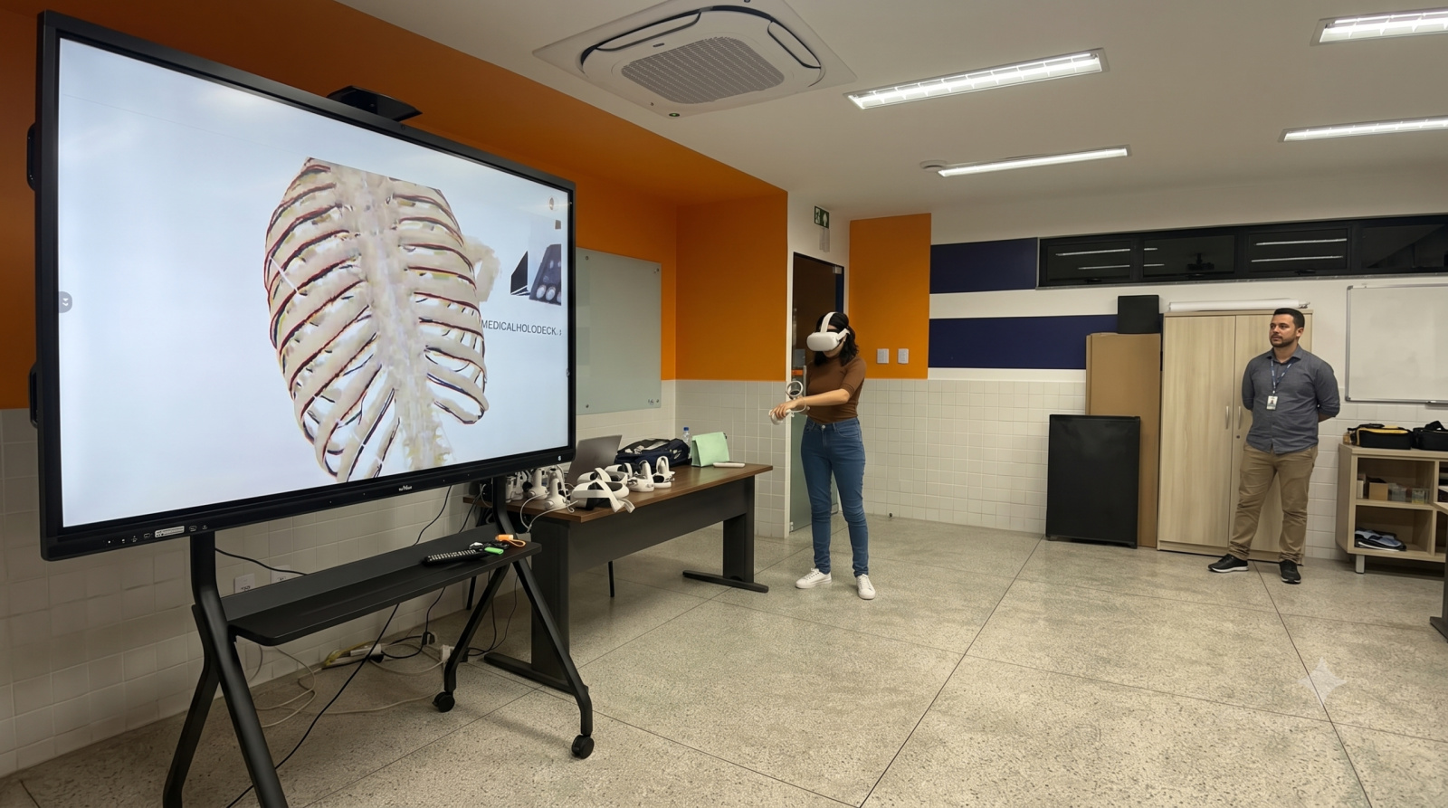 Senac Itabaiana usa realidade virtual nas aulas de Anatomia da Enfermagem