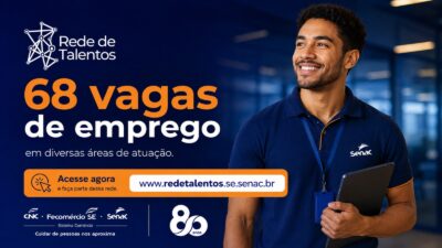 Senac Sergipe abre 68 vagas na Rede de Talentos para egressos