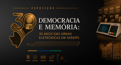 TRE-SE inaugura exposição sobre 30 anos de votação eletrônica em Sergipe