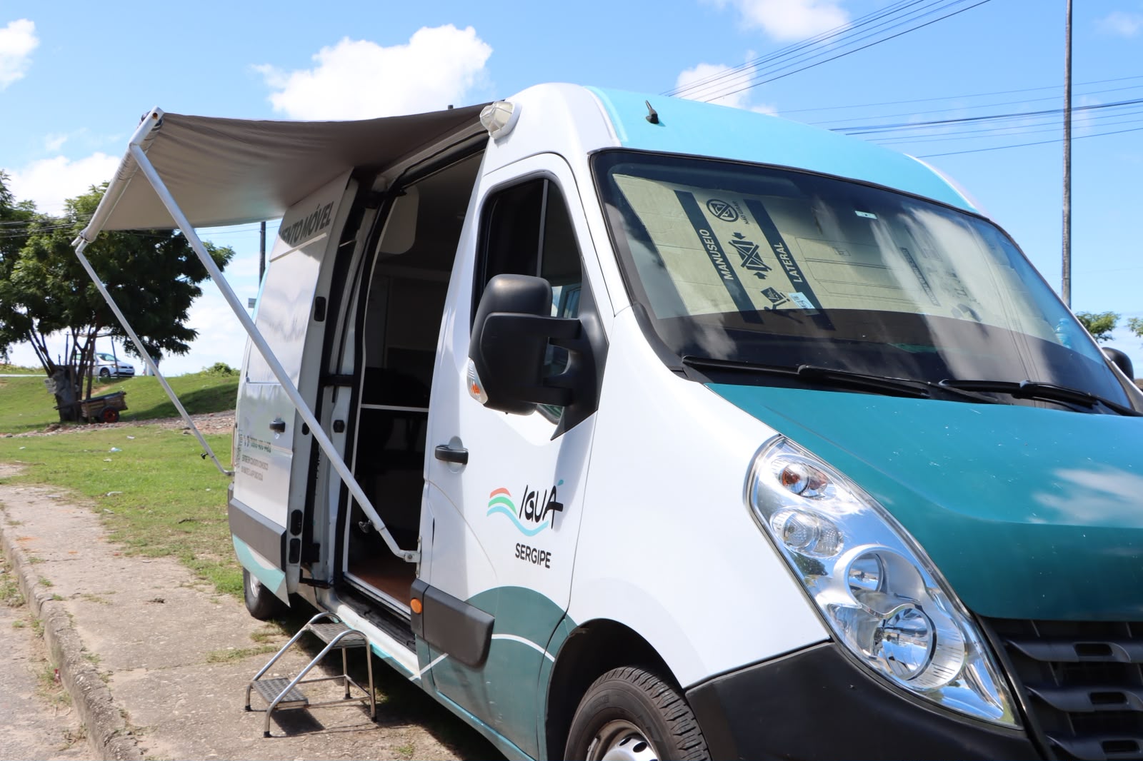 Van do Atendimento Móvel da Iguá Sergipe